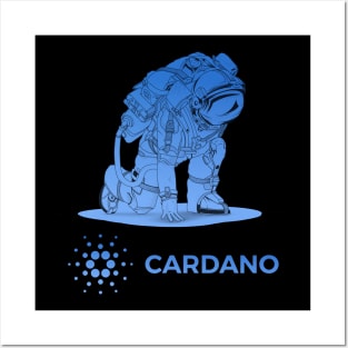 Cardano coin Crypto coin Crytopcurrency Posters and Art